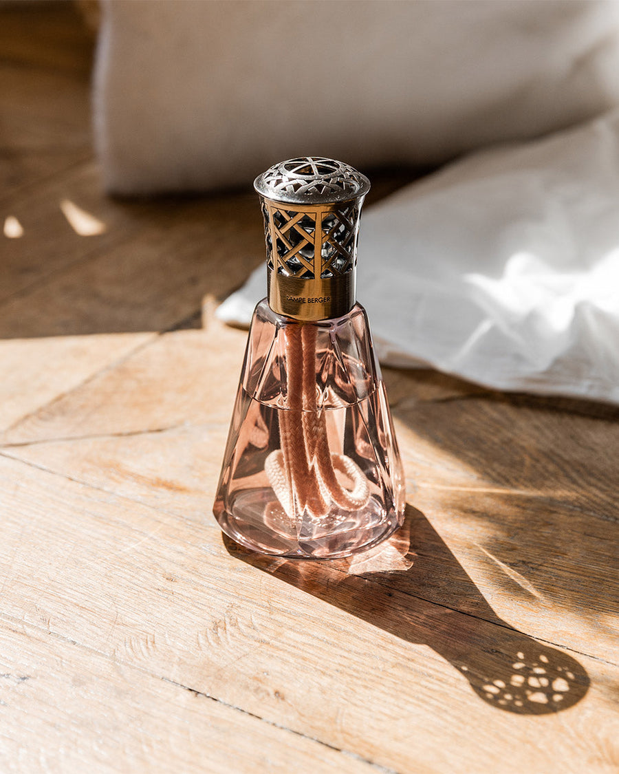 Lámpara Berger Pyramide Rose Antique