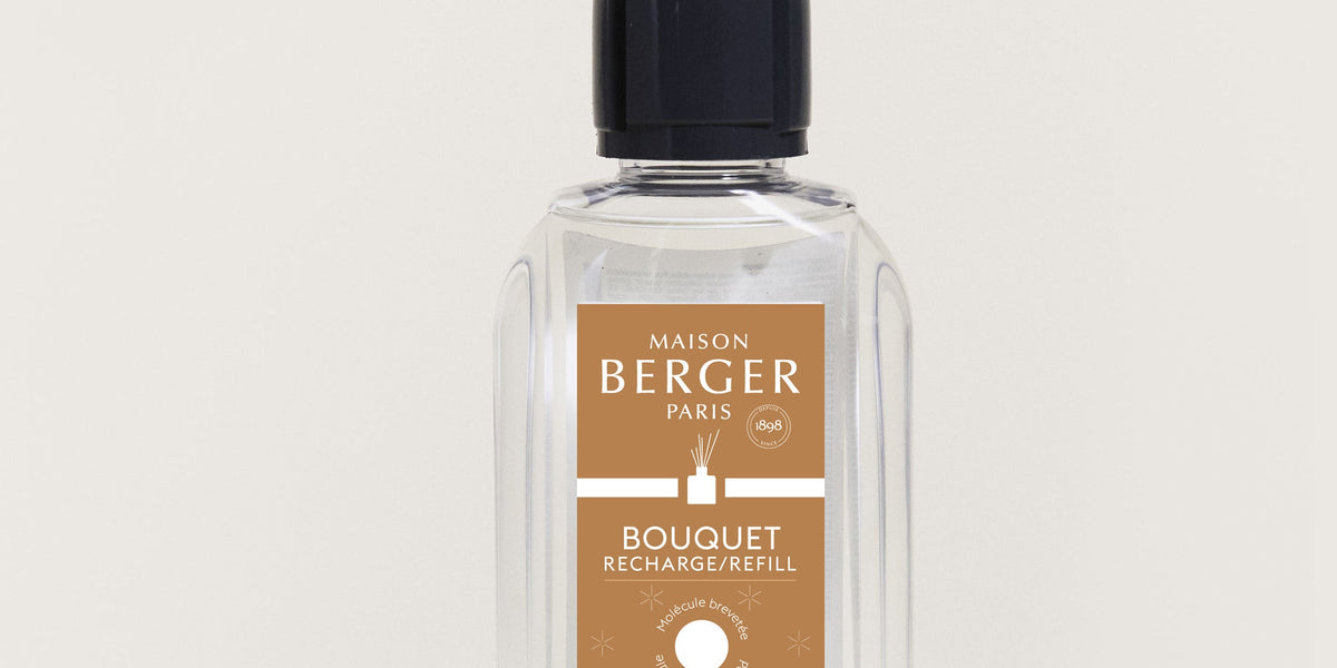 Recharge Parfum D'intérieur Maison Berger Paris Bouquet – 200 Ml, Anti-odeurs Animaux, Notes Bergamote Pomme
