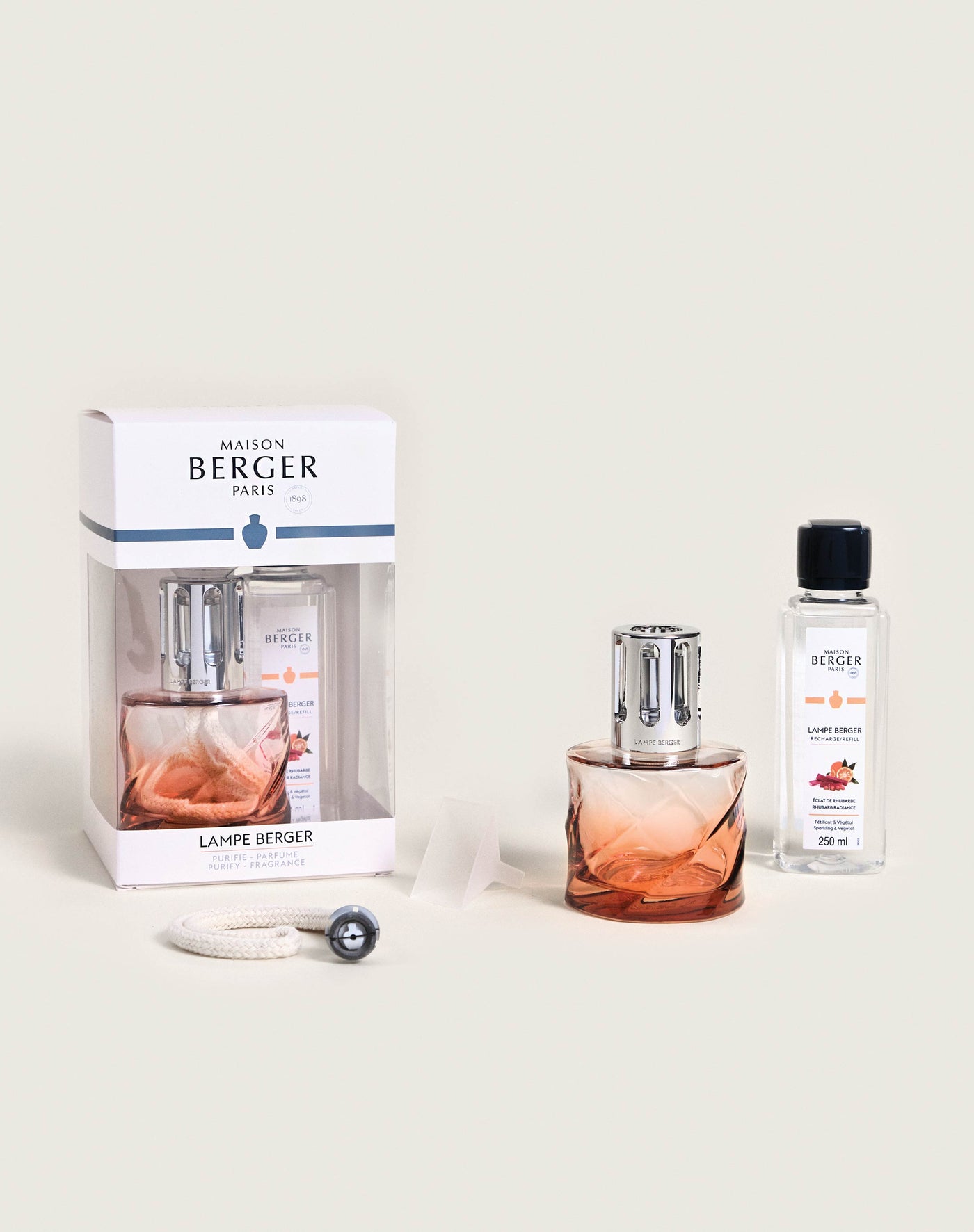 Cofre lámpara Berger Spirale Rose Ambré