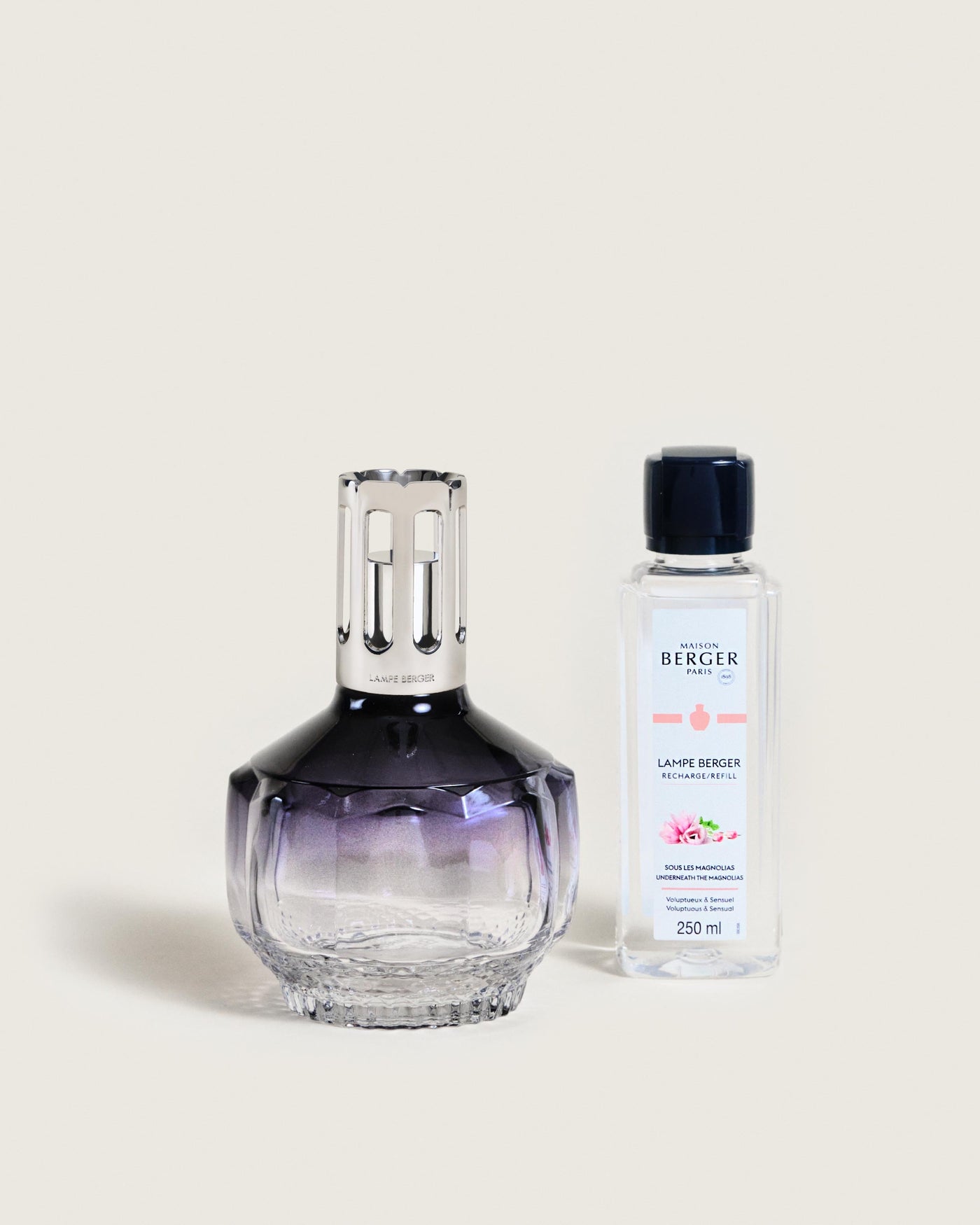 Cofre lámpara Berger Molécule Bleu Nuit