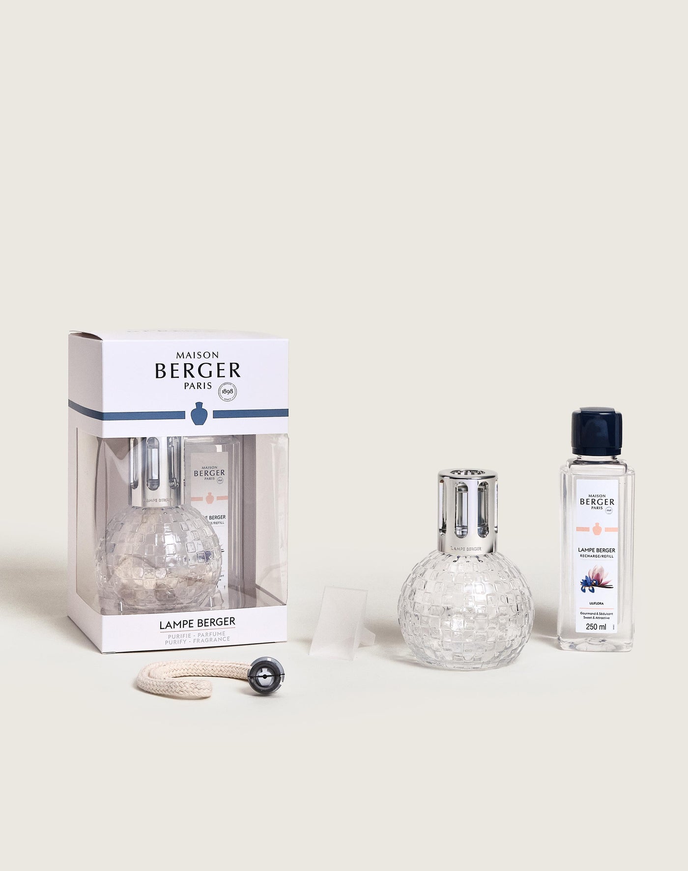 Cofre lámpara Berger Disco Transparente