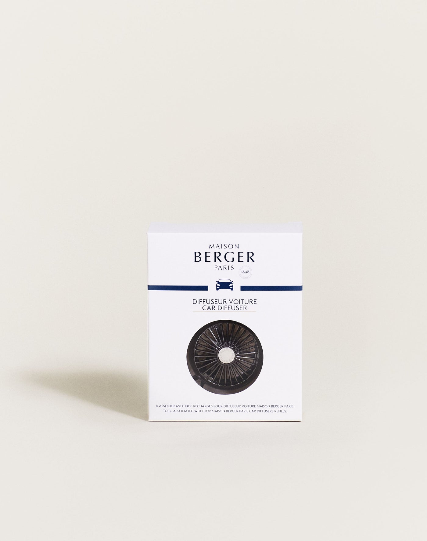 Pinza difusor de coche Car Wheel Noire