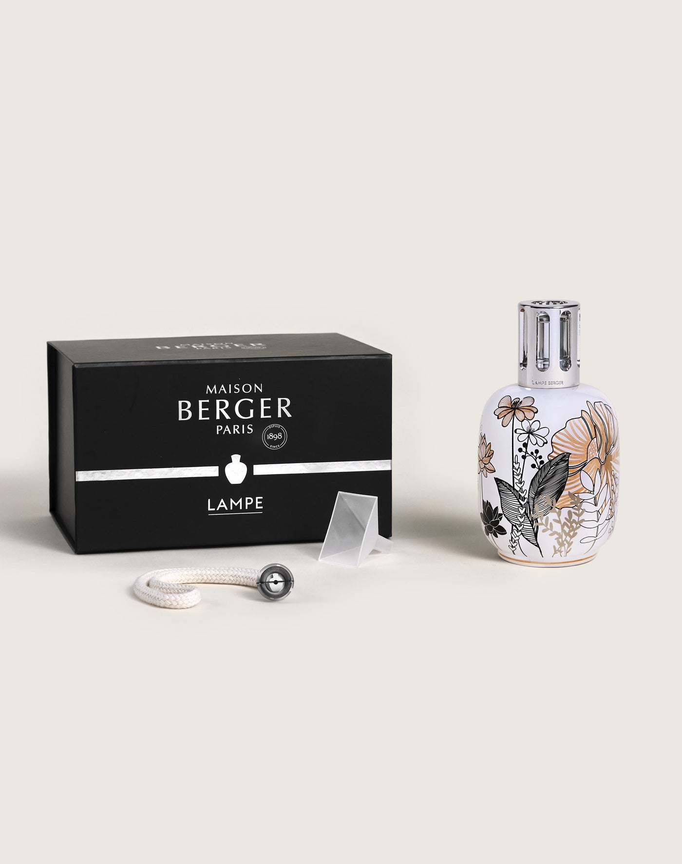 Lámpara Berger Végétale Porcelaine Blanche