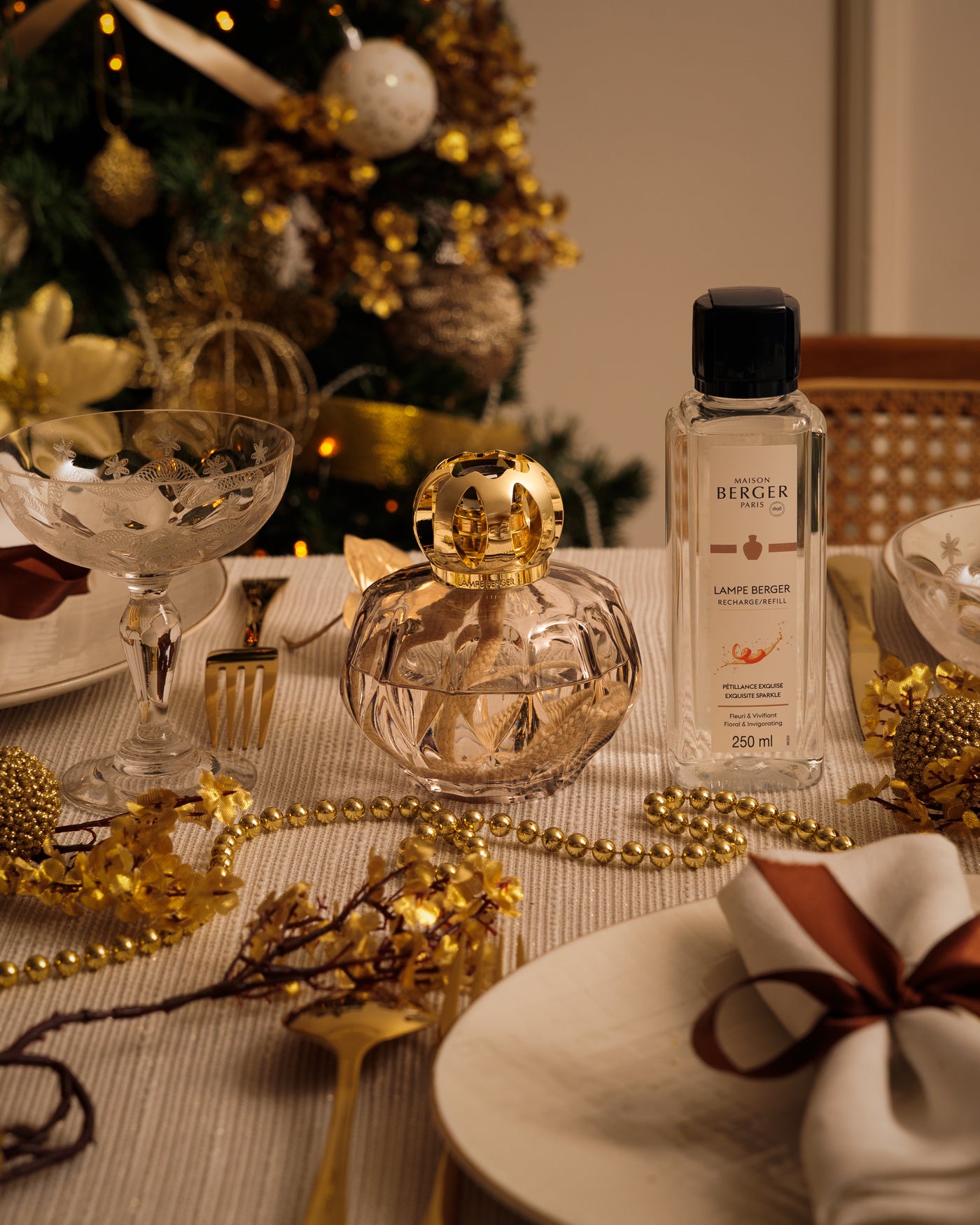 Cofre lámpara Berger Rosalie Grise