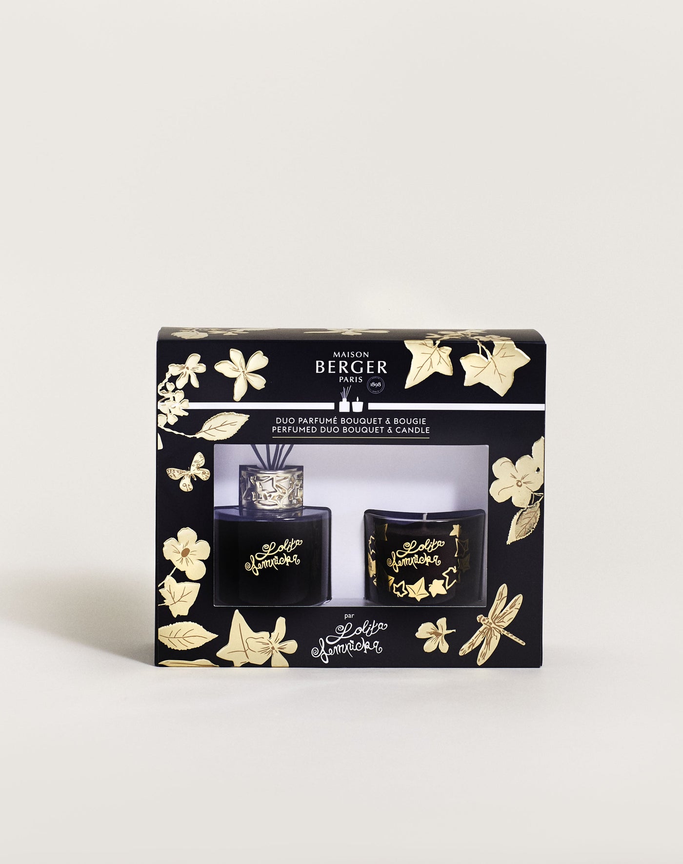 Dúo mini Bouquet & Vela Lolita Lempicka Black Edition