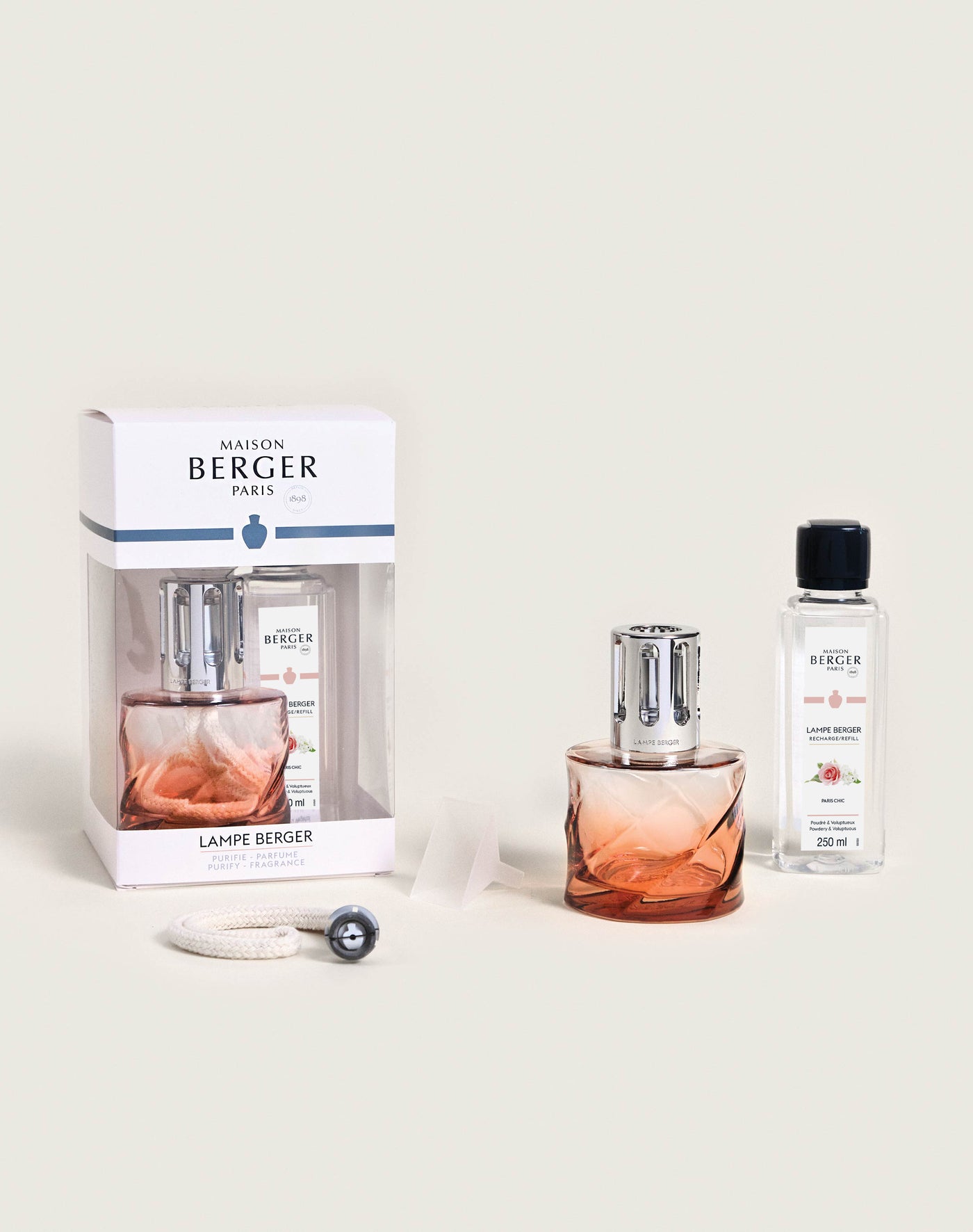 Cofre lámpara Berger Spirale Rose Ambré