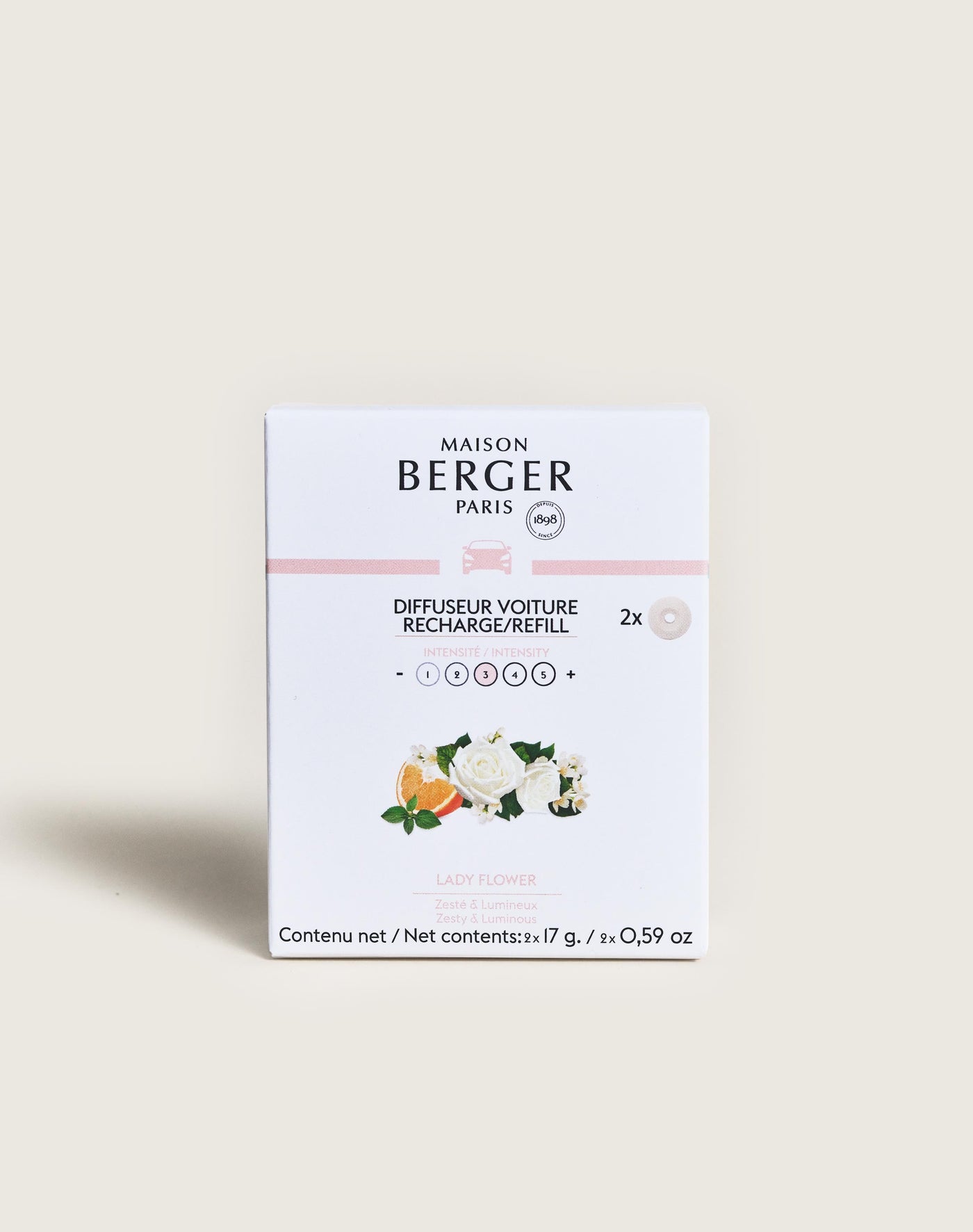 Recargas difusor de coche Lady Flower
