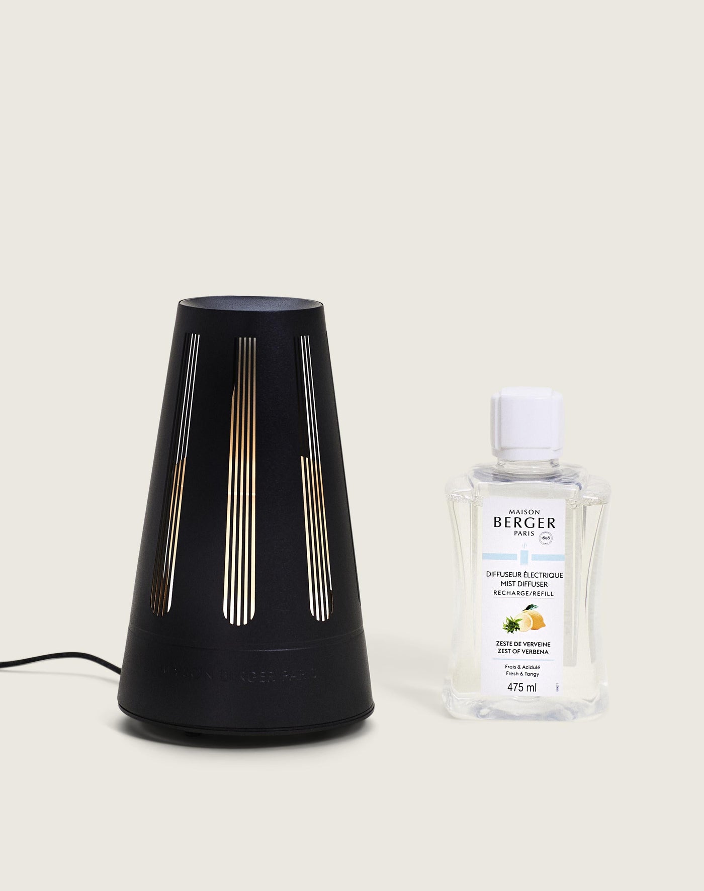 Difusor eléctrico Amphora Noir Satiné