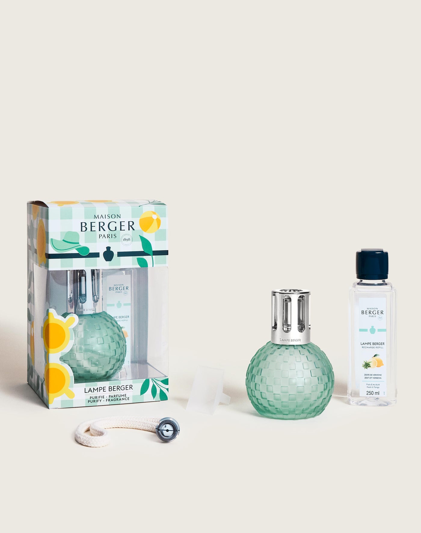 Cofre lámpara Berger Disco Estivale Zeste de Verveine