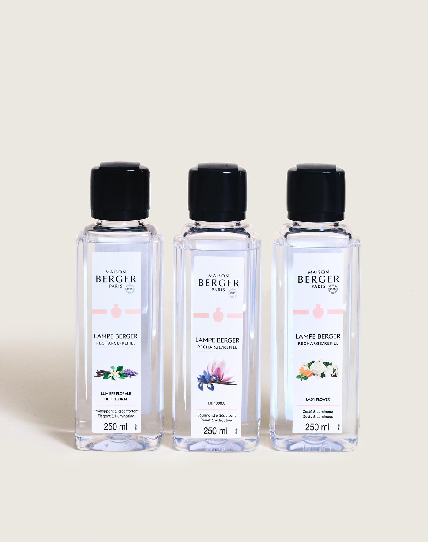 Cofre 3 recargas lámpara Berger Ophelia 250ml