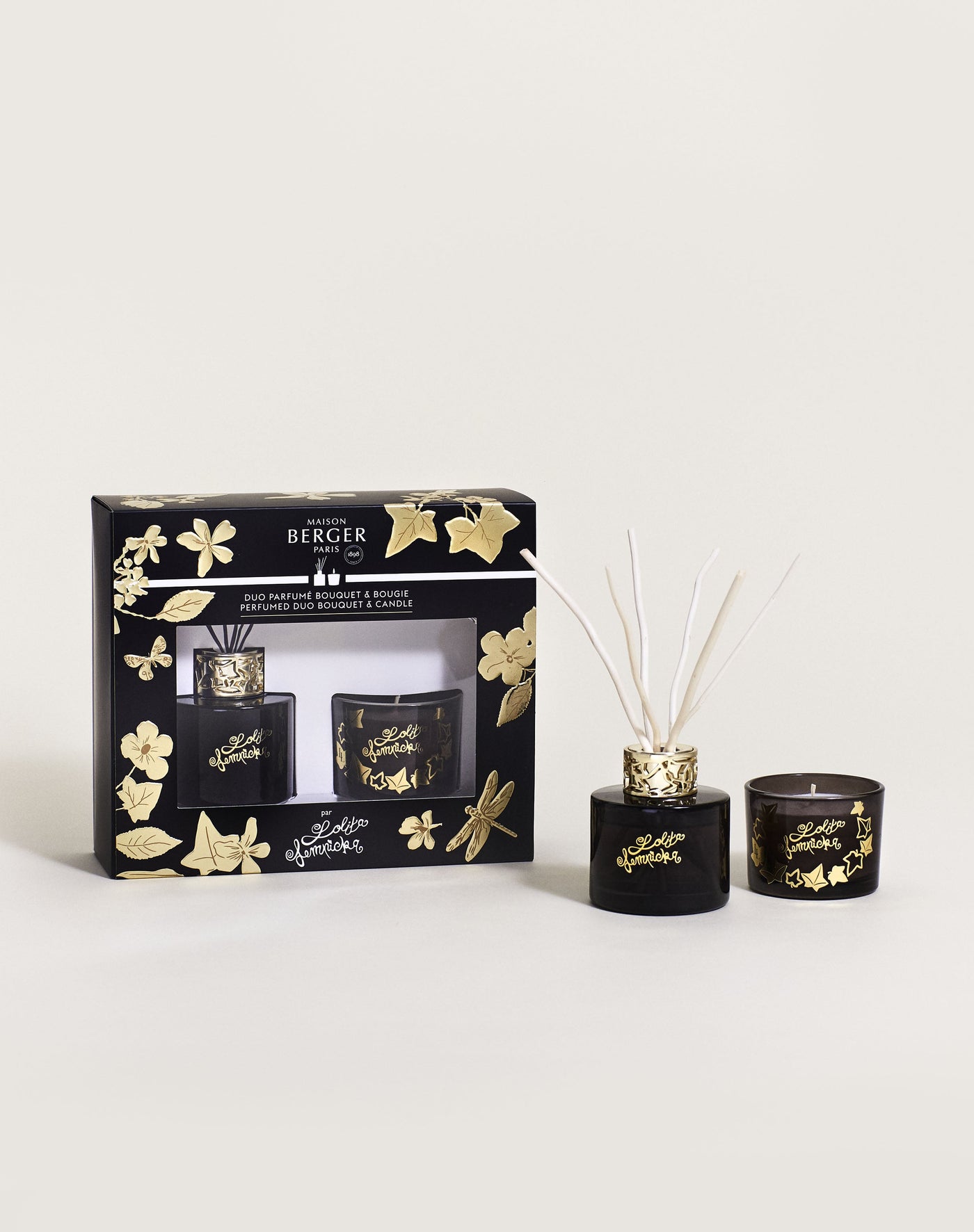 Dúo mini Bouquet & Vela Lolita Lempicka Black Edition