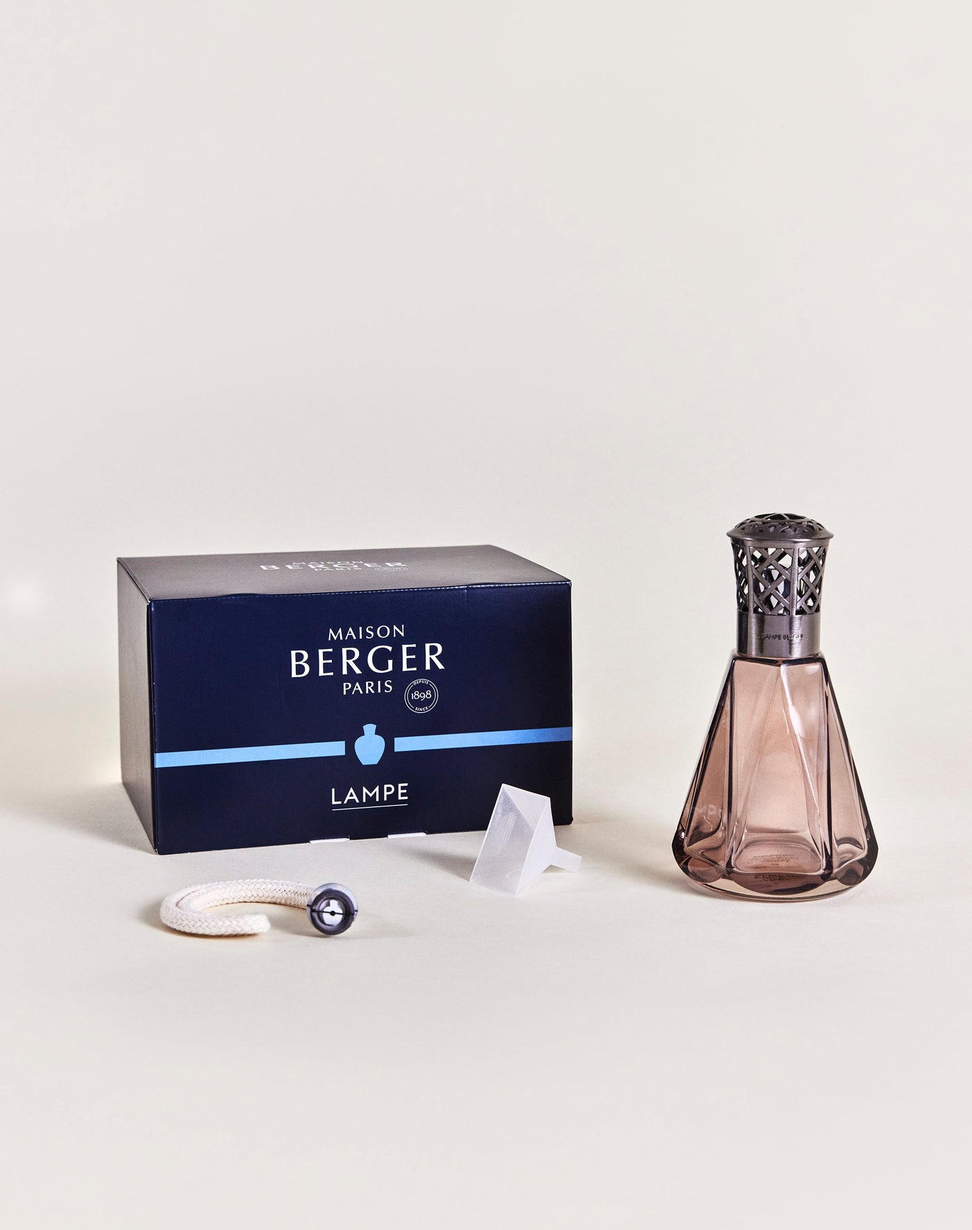 Lámpara Berger Pyramide Rose Antique