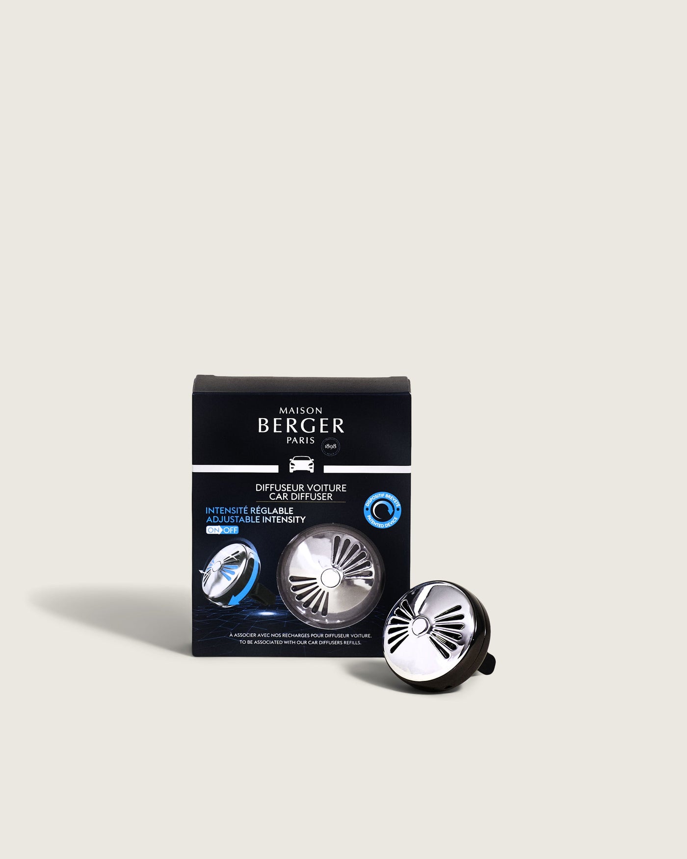 Pinza difusor de coche modulable Flash